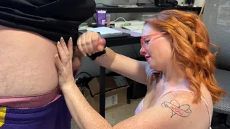 Redhead Teacher Humiliates Tiny Dick Student for Better Grades